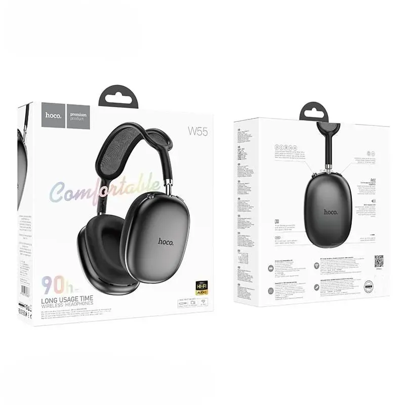 Hoco W55 Wireless Bluetooth Headphones (1)