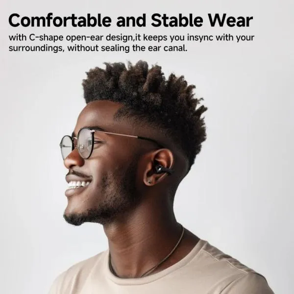 Qcy Crossky C30 Open Ear Clip On Wireless Earbuds (2)