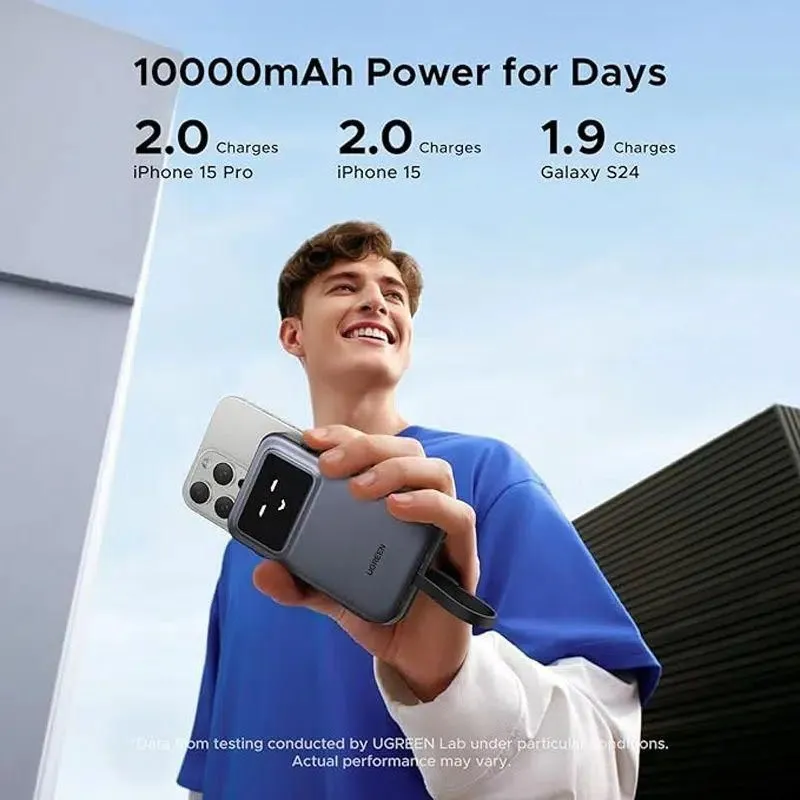 Ugreen Uno Qpro 10000mah 30w Power Bank With Built In Usb C Cable (5)