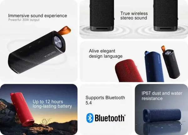 Xiaomi Sound Outdoor 30w Portable Speaker Ip70 Waterproof (3)