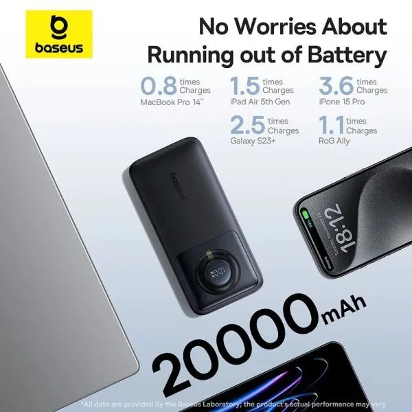 Baseus Free2pull 20000mah 65w Power Bank With Built In Retractable Type C Cable (3)