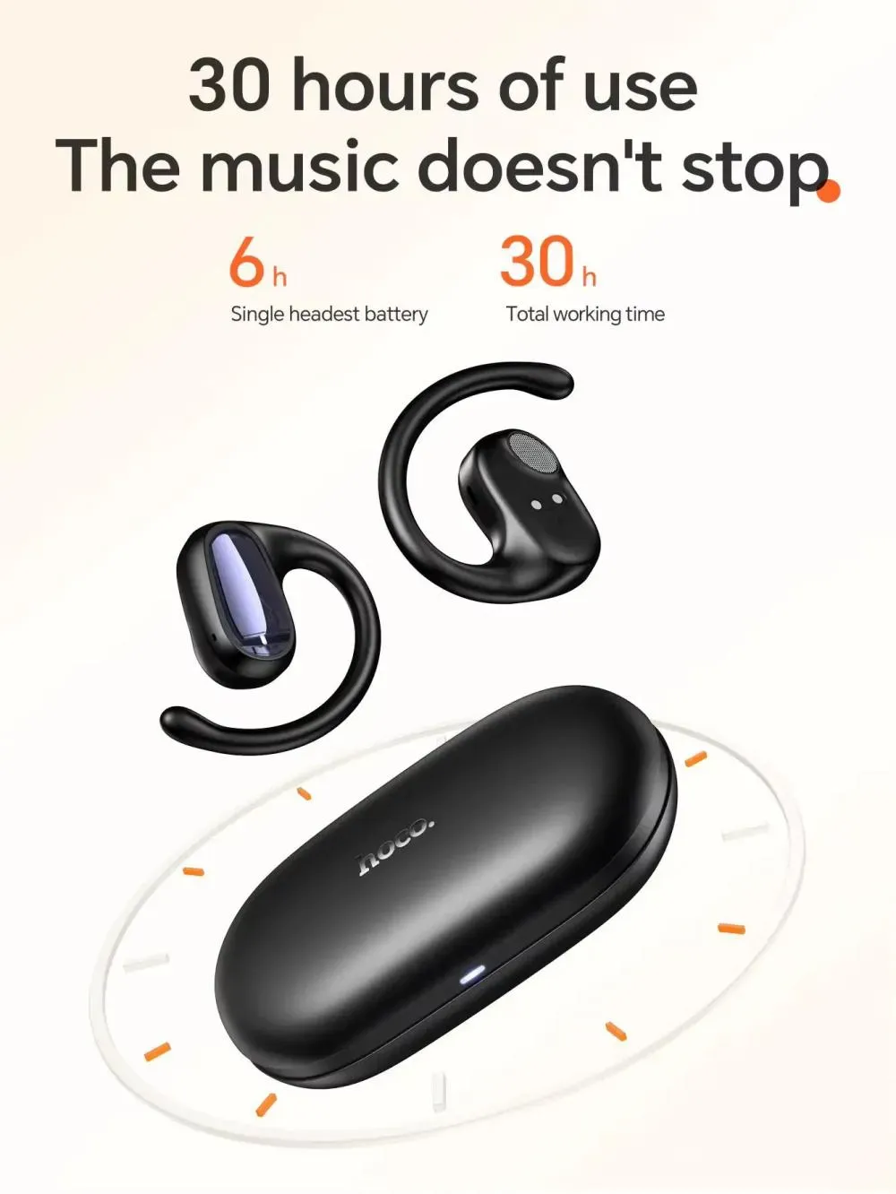 Hoco Ea4 Open Ear True Wireless Earphone (2)