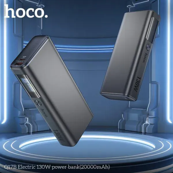 Hoco Q17b 130w 20000mah Fast Charging Power Bank With Led Display (2)