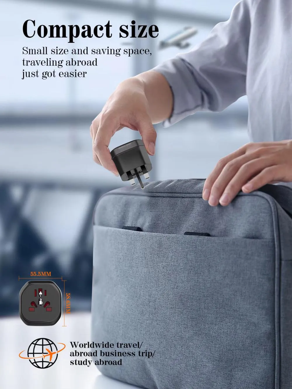 Ldnio Z7 Travel Adapter Conversion Socket Eu (5)