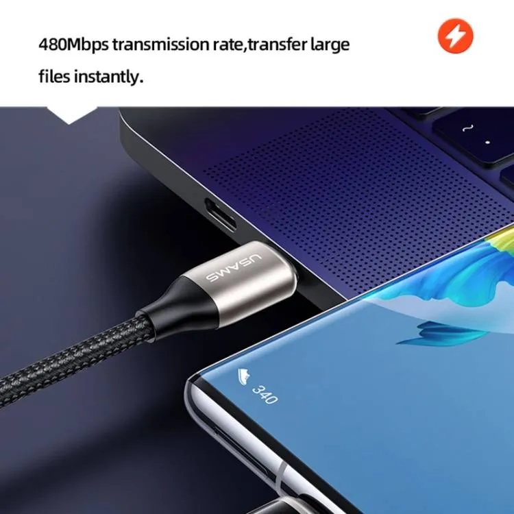 Usams Us Sj559 U78 100w Pd Usb C To Usb C Fast Charging Cable 3m (2)