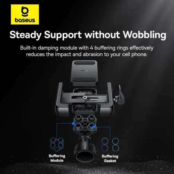 Baseus Gotrip Series Anti Shake Design Bike Phone Mount (2)