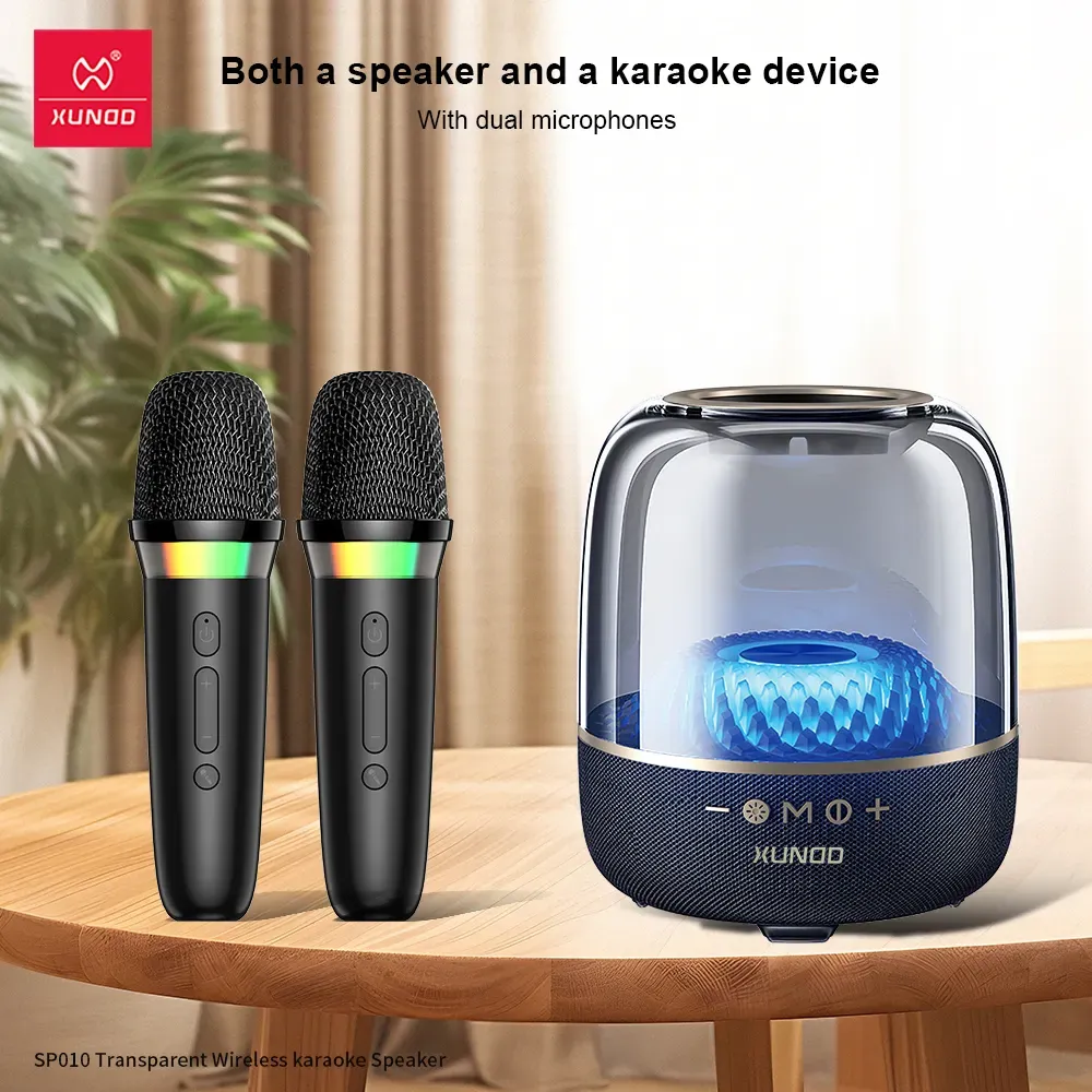 Xundd Sp010 Transparent Wireless Karaoke Speaker (4)