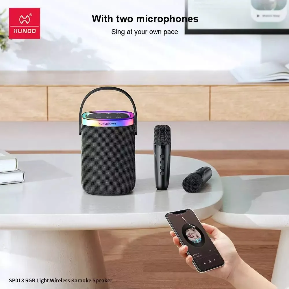 Xundd Sp013 Rgb Light Wireless Karaoke Speaker (3)