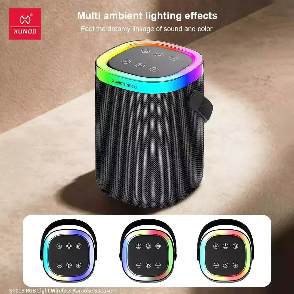 Xundd Sp013 Rgb Light Wireless Karaoke Speaker (7)