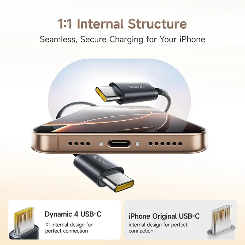 Baseus Pd 100w Cable Dynamic 4 Pro Type C To Type C Magnetic Cable (1)