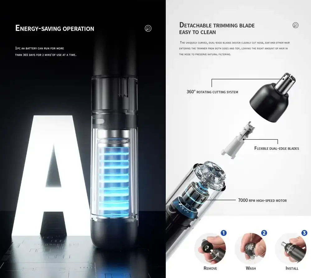 Enchen En005 Electric Nose Hair Trimmer (2)