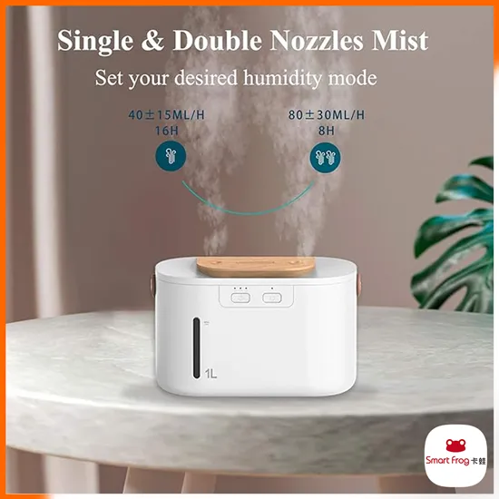 Xiaomi Smart Frog Dual Spray Rechargeable Portable Air Humidifier 1l (5)