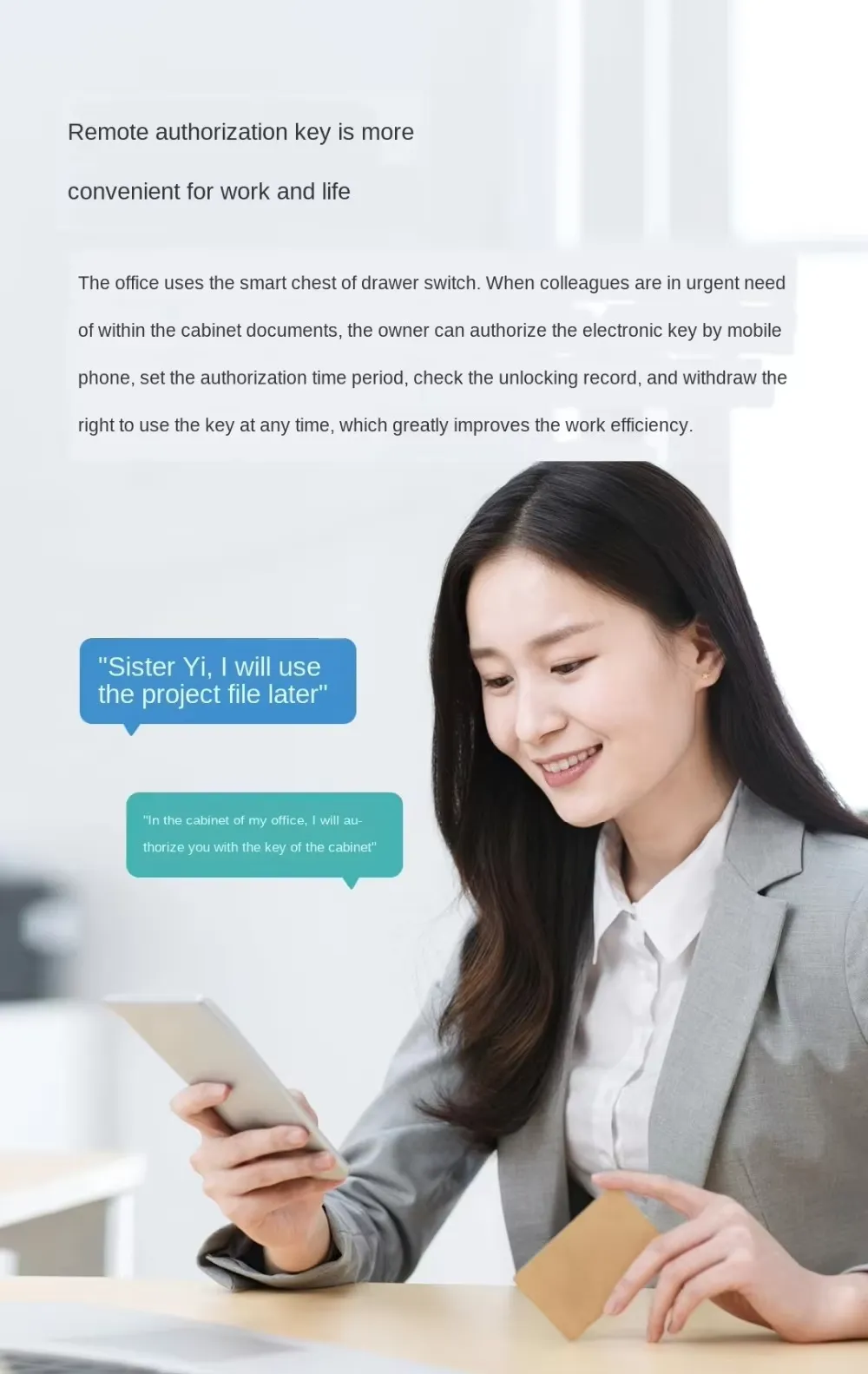 Xiaomi Yeelock Smart Keyless Drawer Cabinet Lock Bluetooth App Unlock Anti Theft (2)