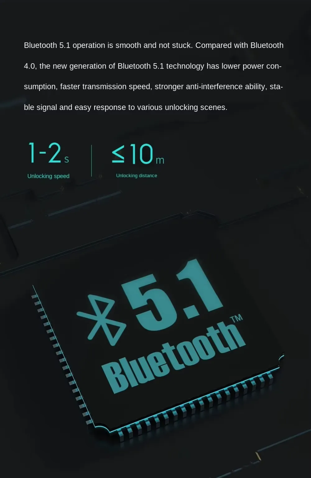 Xiaomi Yeelock Smart Keyless Drawer Cabinet Lock Bluetooth App Unlock Anti Theft (5)