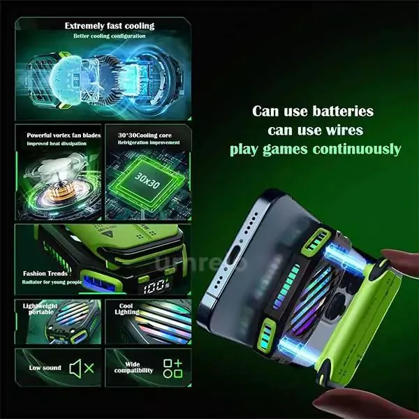 Xundd Xdot 080 Magnetic Phone Cooler With Battery 1