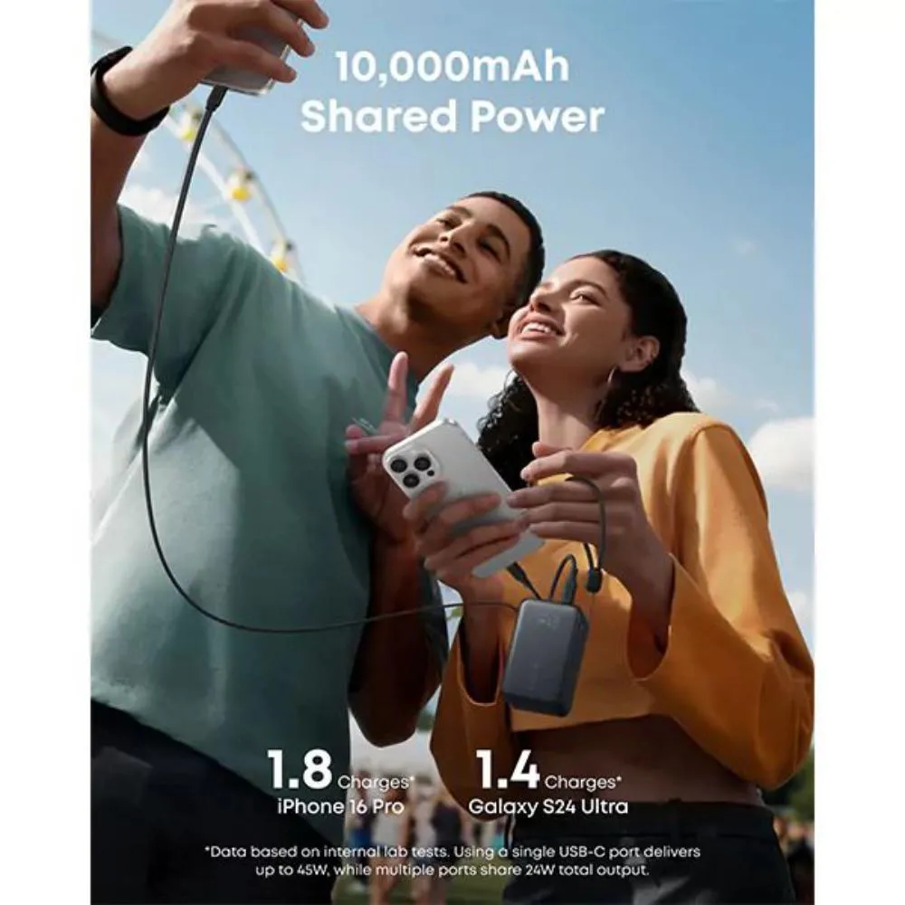 Anker Nano 10000mah 45w Power Bank With Built In Retractable Usb C Cable 3