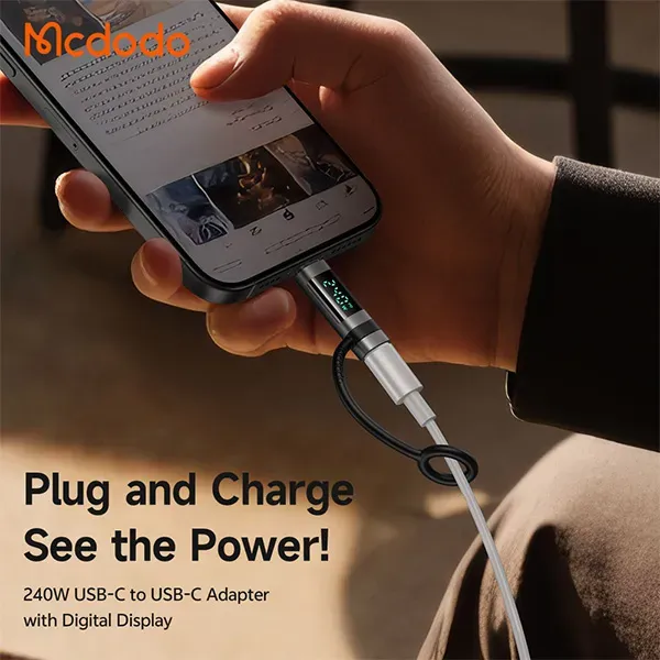 Mcdodo Ot 262 Pd 240w Usb C To Usb C Power Display Charging Adapter 2