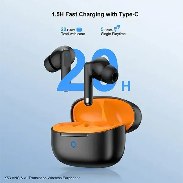 Xundd X53 Anc And Al Translation Wireless Earphones 2