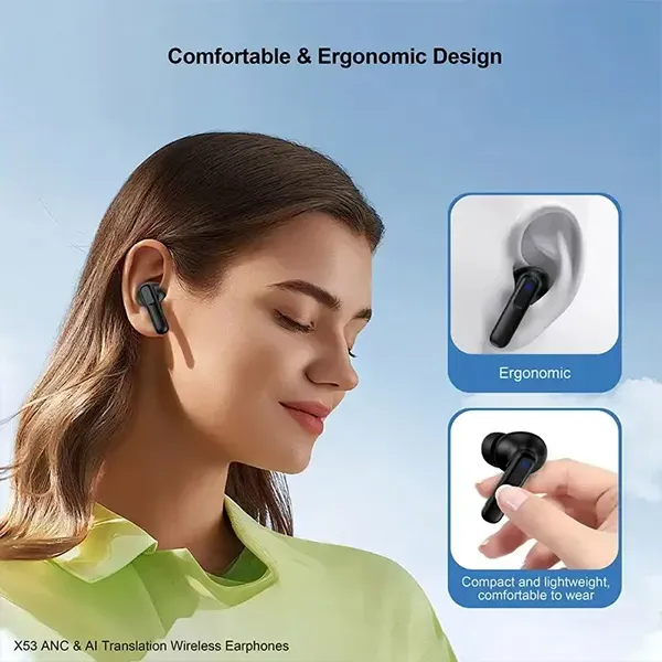 Xundd X53 Anc And Al Translation Wireless Earphones 4