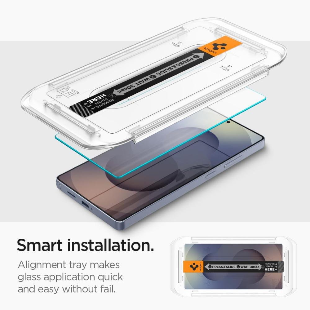 Spigen Glas Tr Ez Fit Tempered Glass Screen Protector For Samsung Galaxy S25 Ultra (3)