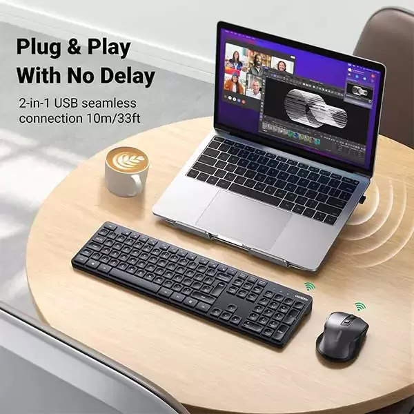 Ugreen Mk006 Wireless Keyboard And Mouse Combo 35740 (3)
