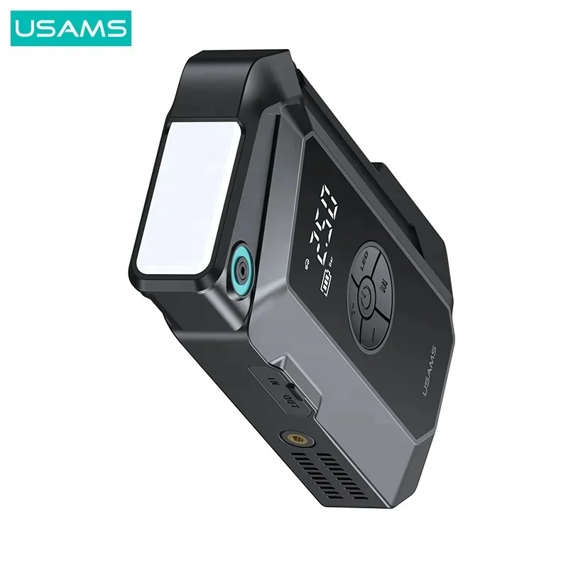 Usams Zb287 2in1 Car Jump Starter With Air Compressor Inflator (2)