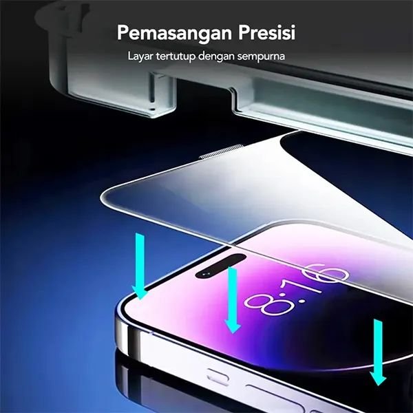 Xundd Iphone 16 Pro 16 Pro Max Easy Quick Fit Anti Gores Hd Clear Tempered Glass (1)