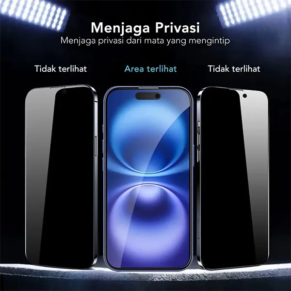 Xundd Iphone 16 Pro 16 Pro Max Easy Quick Fit Anti Gores Privacy Tempered Glass (3)