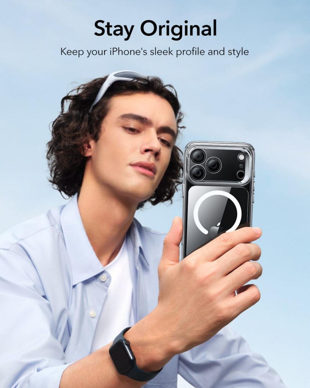Esr Iphone 17 Series Clear Classic Stash Stand Case With Camera Control Button (1)