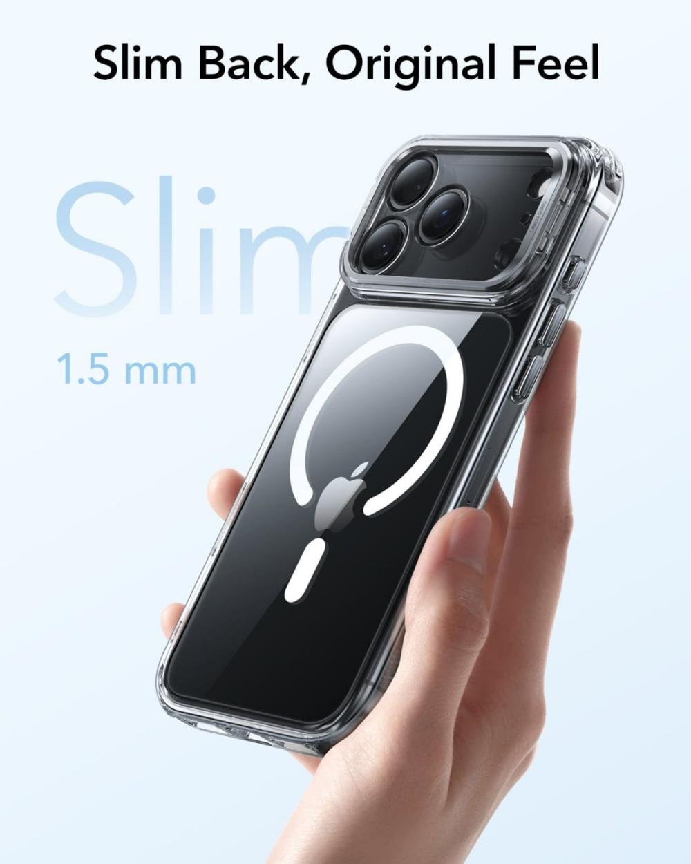 Esr Iphone 17 Series Clear Classic Stash Stand Case With Camera Control Button (5)