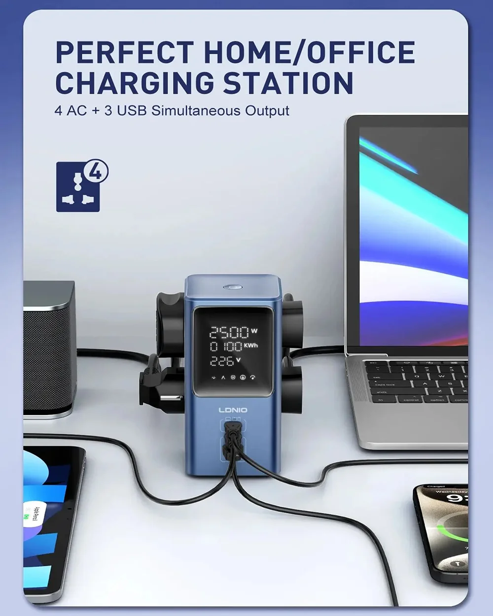 Ldnio Sc2 Tower Extension Power Socket (2)