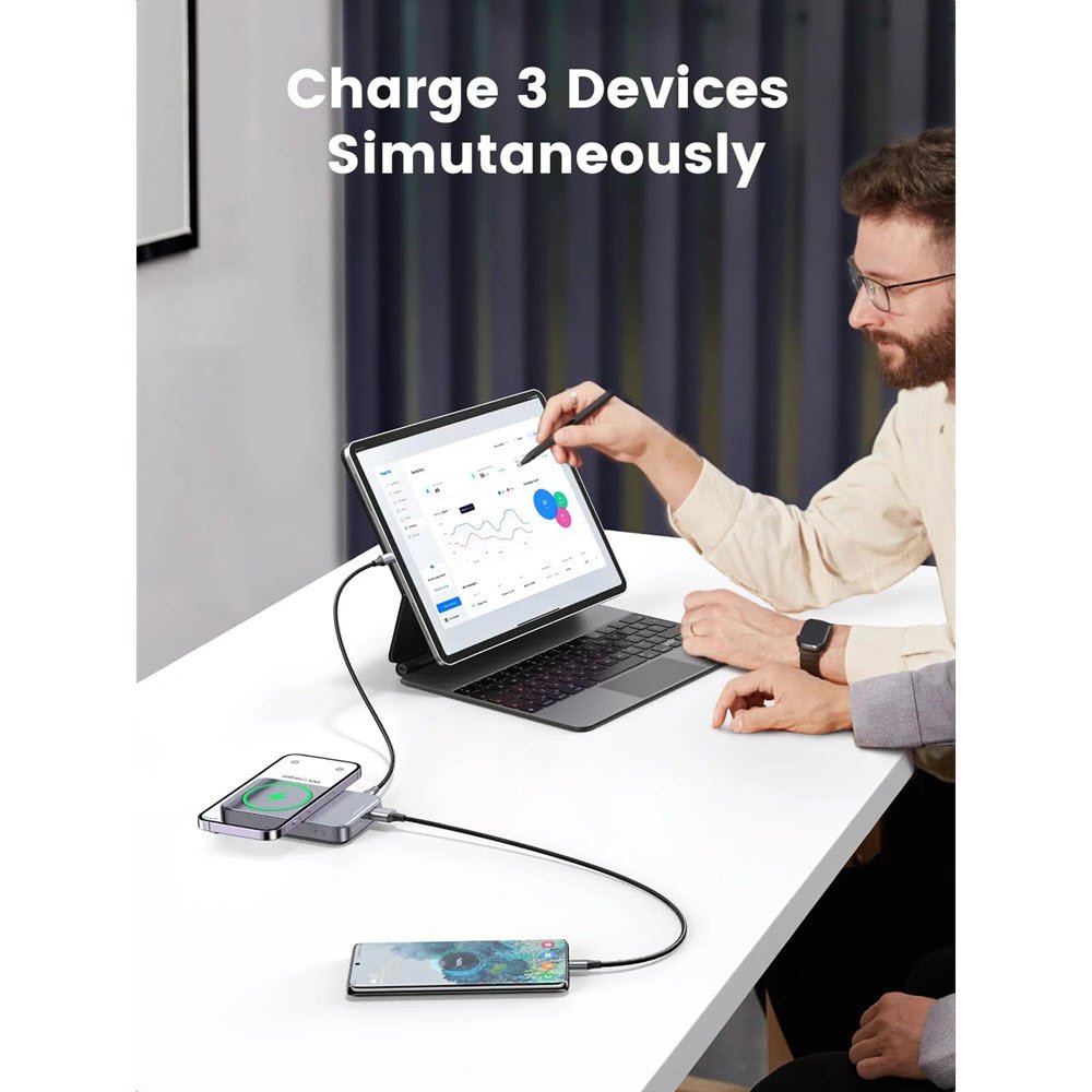 Ugreen Pb206 15086 10000mah Foldable Kickstand Magnetic Power Bank (3)