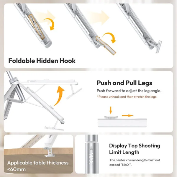 Ulanzi 4 In 1 Mode Magsafe Overhead Selfie Stick (3)