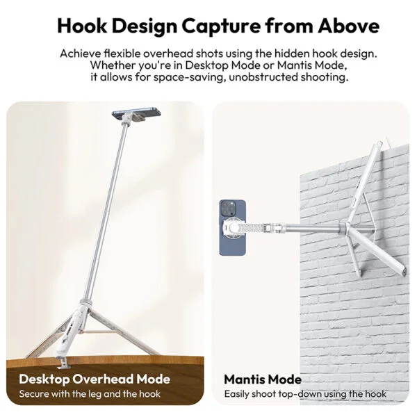 Ulanzi 4 In 1 Mode Magsafe Overhead Selfie Stick (8)