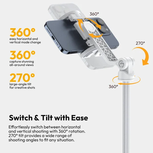 Ulanzi 4 In 1 Mode Magsafe Overhead Selfie Stick (9)