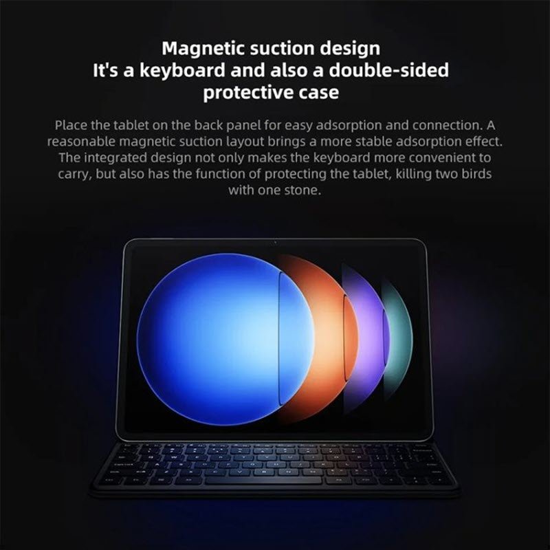 Xiaomi Pad 6s Pro Keyboard Double Sided Protective Case (2)
