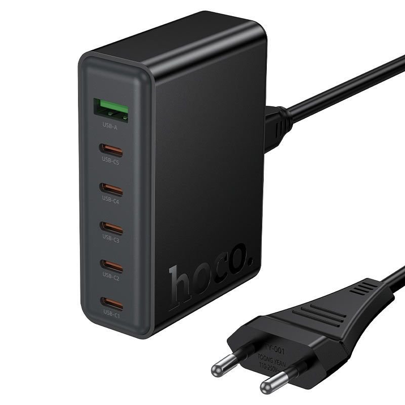 Hoco C152a Modern Pd 70w 6 Port5c1a Desktop Charger (2)