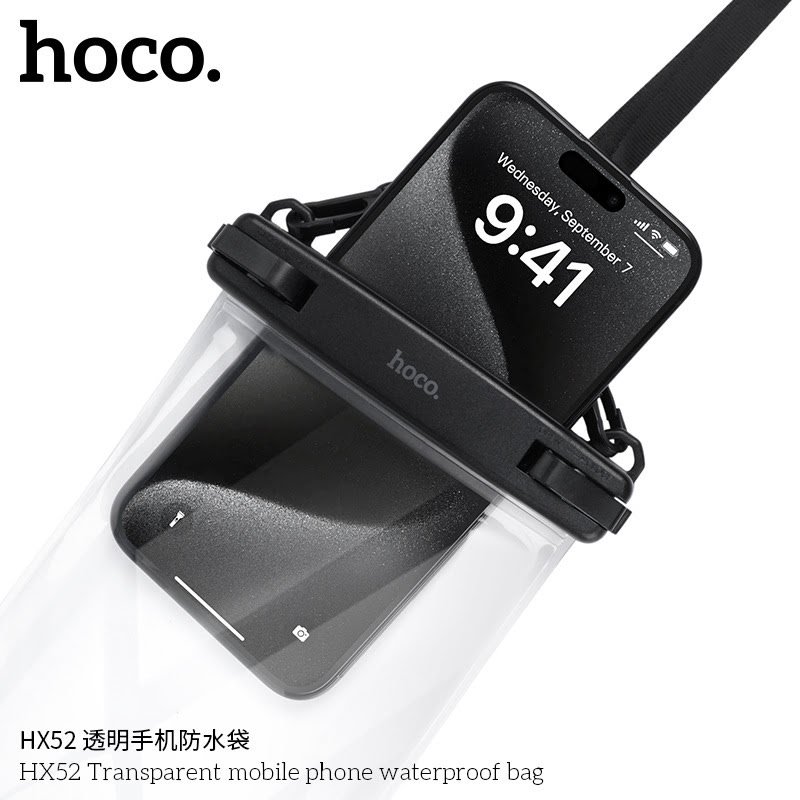 Hoco Hx52 Touch Control Transparent Waterproof Bag (1)