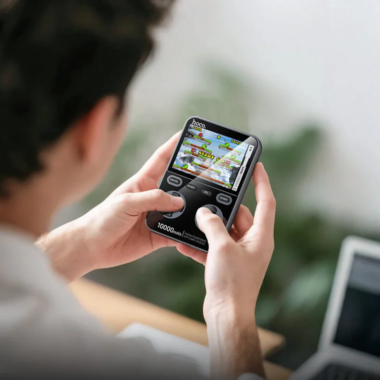 Q47 Shine 10000mah Power Bank With Game Console Pd20w Fast Charging 1500 Built In Games (2)