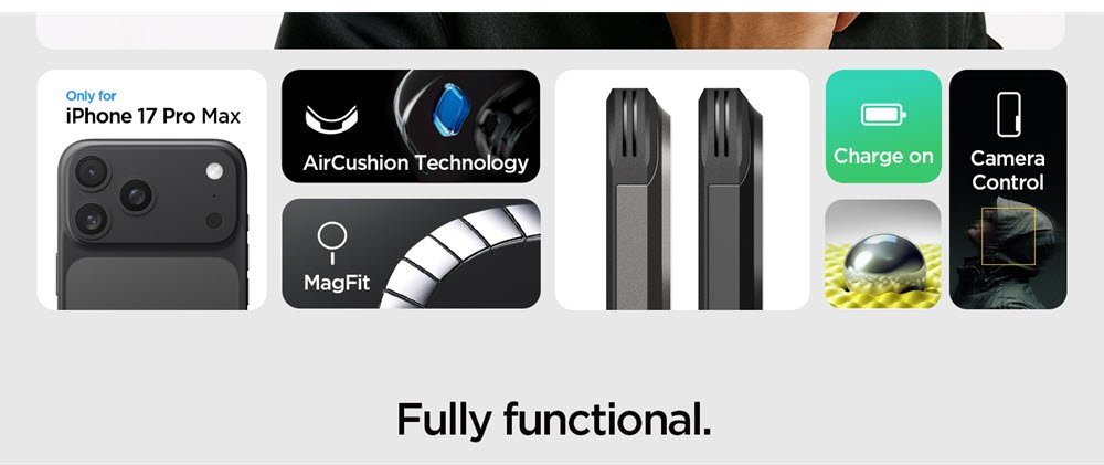 Spigen For Iphone 17 Pro Max Case Tough Armor T Magfit Camera Control Button Compatib (6)