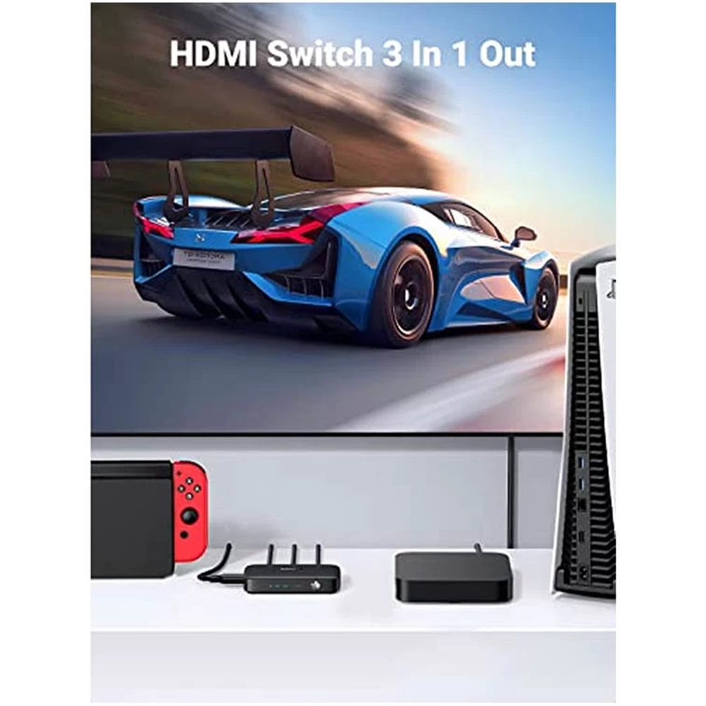 Ugreen 80125 Hdmi Switcher 3 In 1 Out 4k 30hz Cm332 (1)