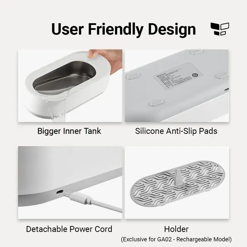 Xiaomi Eraclean Ga02 Ultrasonic Cleaner With 45000hz High Frequency Vibration Cleaning (3)