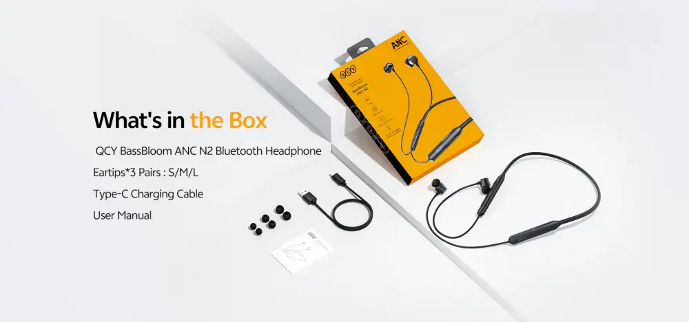 Qcy Bassbloom Anc N2 Wireless Earphone (2)