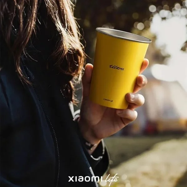 Xiaomi Life Stainless Steel Direct Drinking Cup 350ml 2 Pcs Set (2)