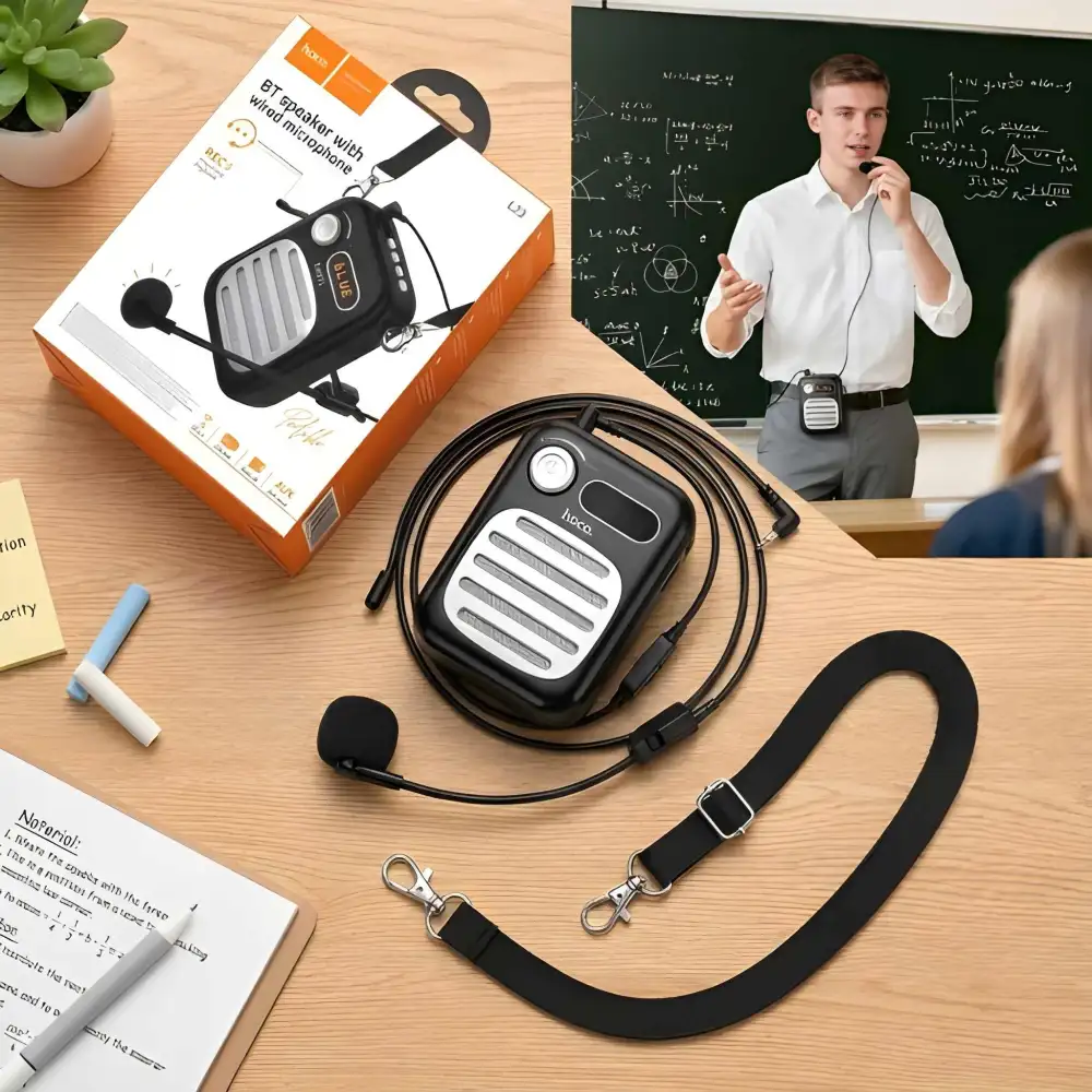 Hoco L23 Bt Speaker With Wired Microphone 