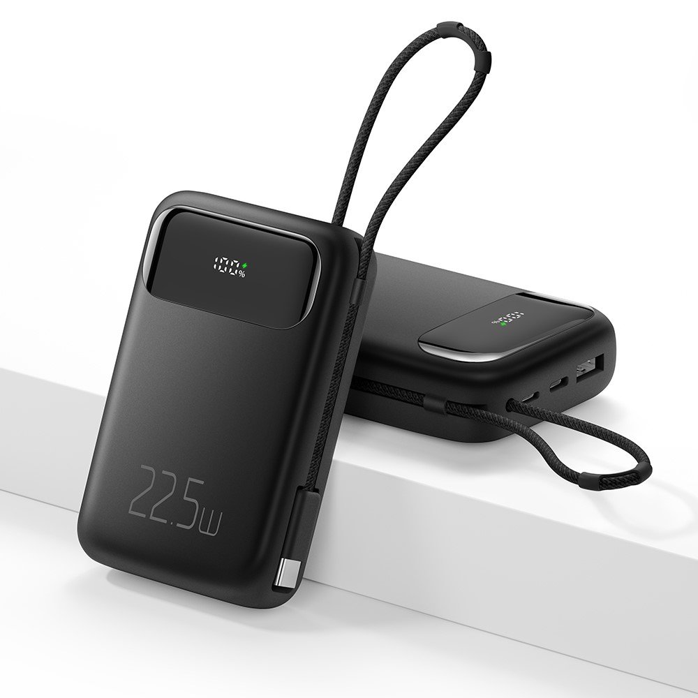 Mcdodo Mc 324 Pd 22 5w 10000mah Power Bank With Usb C Cable Or Lightning Cable (2)