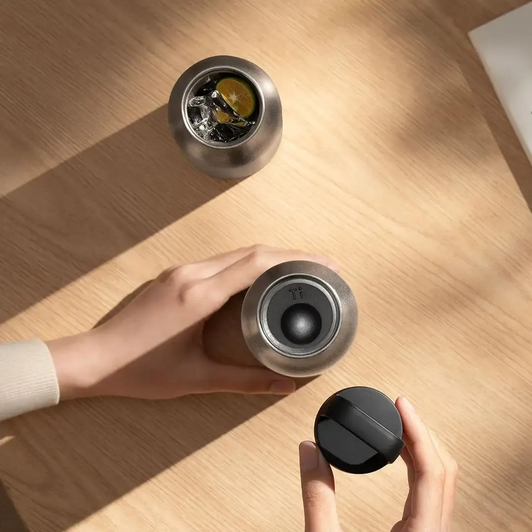 Xiaomi Mijia Titanium Vacuum Insulated Ti Thermos Cup G 450ml (4) Result