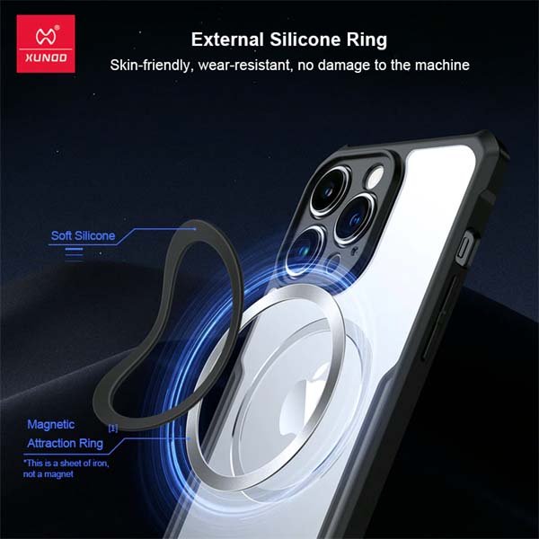Xundd Magnetic Case For Iphone 14 Pro Case Shockproof Kickstand Holder Phone Cover 1