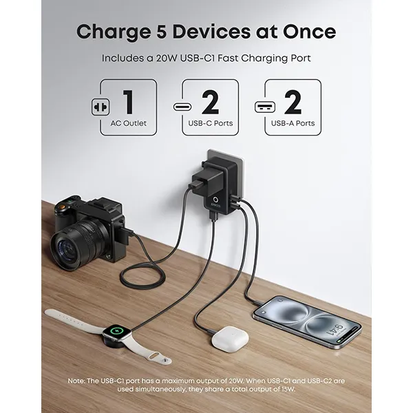 Anker Nano 5 In 1 Travel Adapter 7