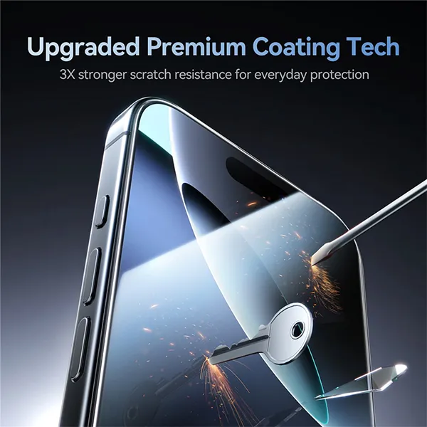 Joyroom Iphone 16 Pro Max 2.5d Hd Tempered Glass Screen Protector 2